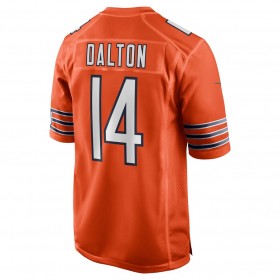 Maillot Chicago Bears Andy Dalton 14 Nike Orange 2021 NFL Draft  - Homme